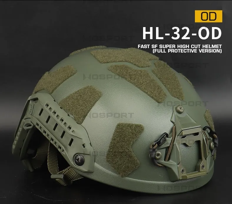 WOSport FAST SF Super High Cut Helmet (Full Protection Version)