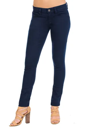 YMI WannaBettaButt | Missy Hyper Twill Skinny Navy