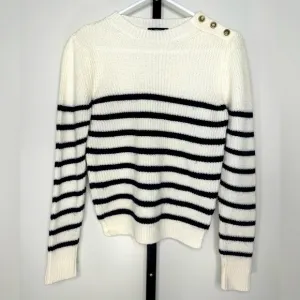 Zara Knit Sweater with Stripes - Cozy and Chic for Every Season