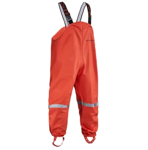Zenith Orange Ribbed Rain Pants