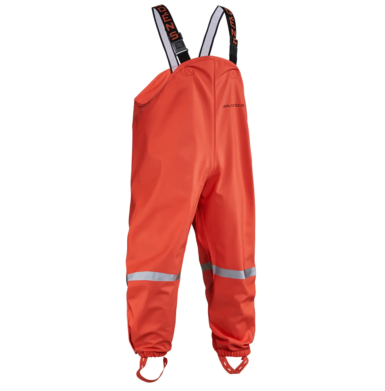 Zenith Orange Ribbed Rain Pants
